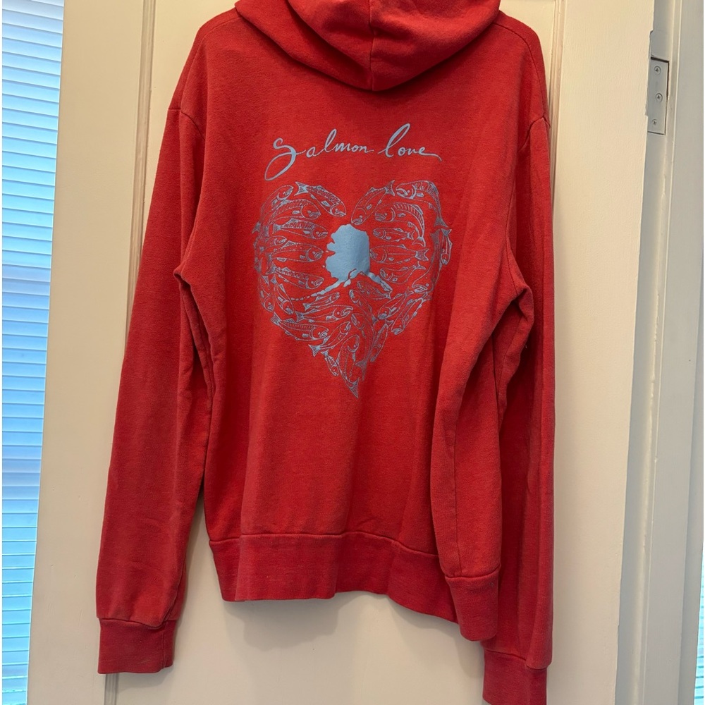 Salmon Sisters Hoodie in XL